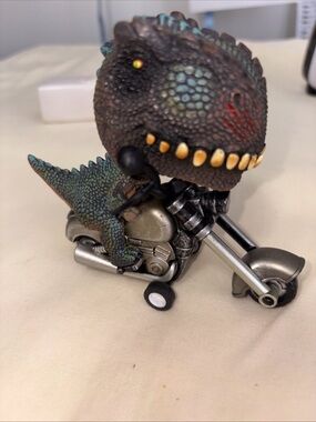 Schylling Dinosaur Riding Motorcycle  Dinosaur Toy Pull Back 
 Tyrannosaurus Rex